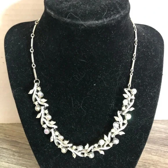 Vtg Rhinestone  Necklace - Picture 3 of 9